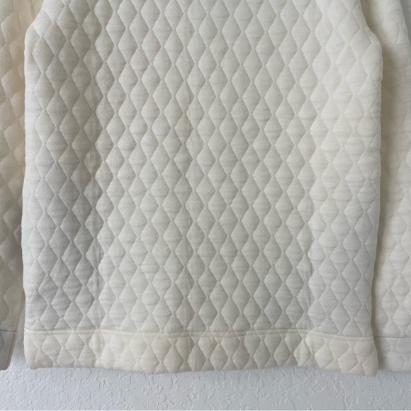 Southern Tide Womens Preppy Quilted Pullover Sweater XS Ivory Classic Coastal - Picture 6 of 16